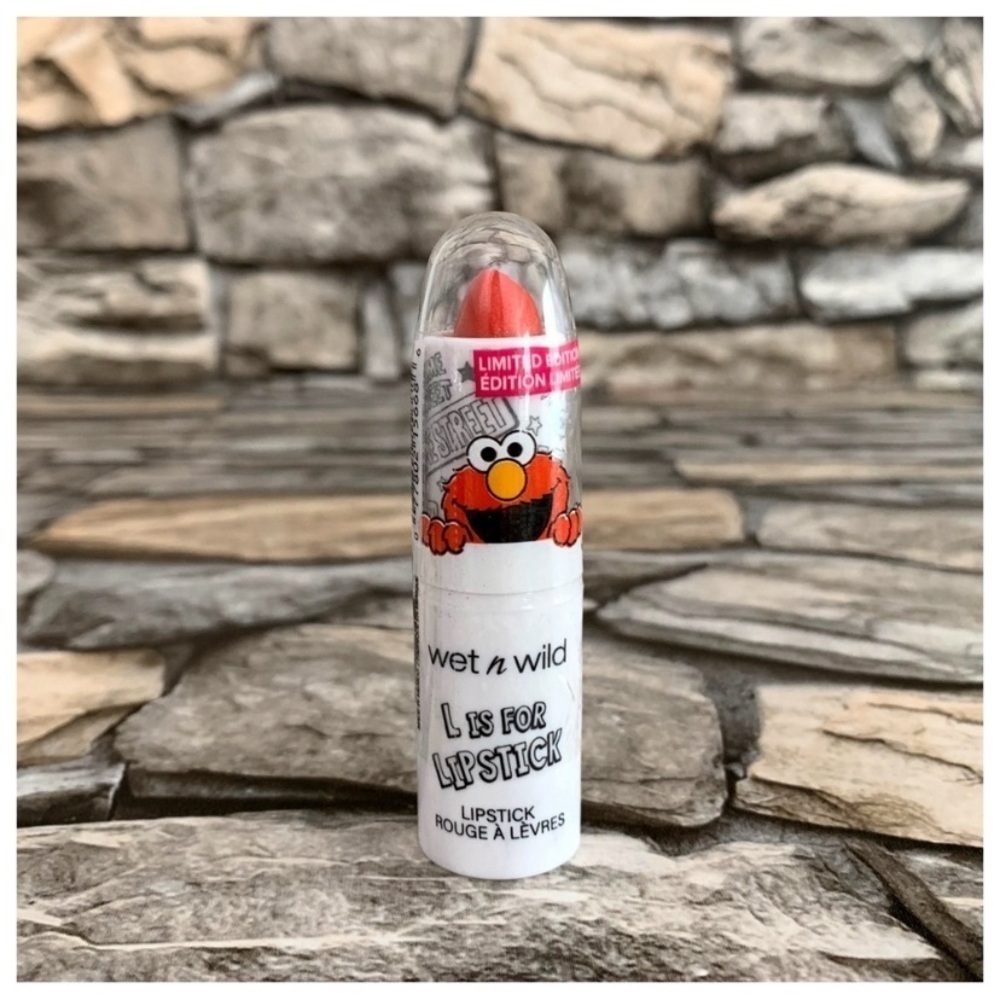 Sesame Street x Wet n Wild Giggles Red Tickle Me Elmo Lipstick Limited Edition